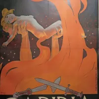 Eden bolj znanih Metlicovitzevih plakatov je za film Cabiria, ki ga 
je po D'Annunziovem scenariju režiral Giovanni Pastrone. 