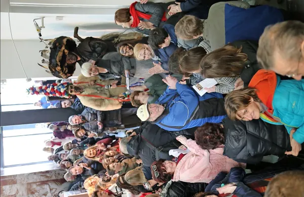 Razstava je v muzej privabila veliko ljudi, iz Hrušice jih je prišlo 50 
oziroma petina vasi. 
