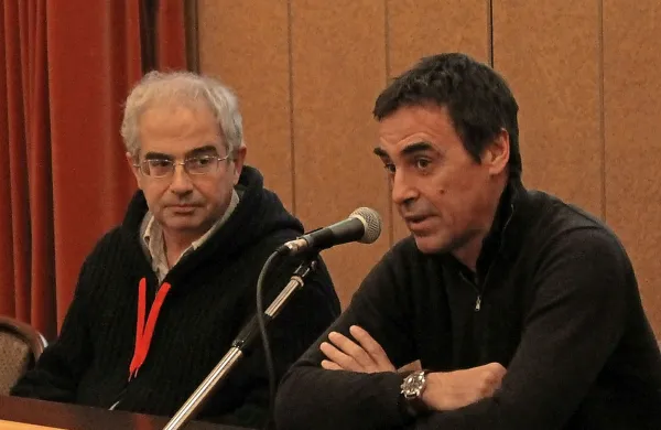 Andrea Bellavite in Massimo Crivellari (z leve)