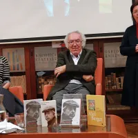 Aleša Bergerja je v  Kopru prejšnji torek ponosno gostilo frankofonsko društvo na čelu s predsednico Nevo Zajc (desno).