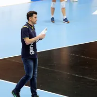Trener Vasja Samec Lipicer je mirno vodil ekipo Gen-I Volleya.