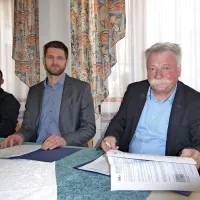 Desno Martin Ponikvar, levo Miha Brlan  