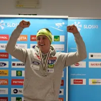 Takole dobre volje je bil  Štefan Hadalin na sprejemu v Ljubljani.