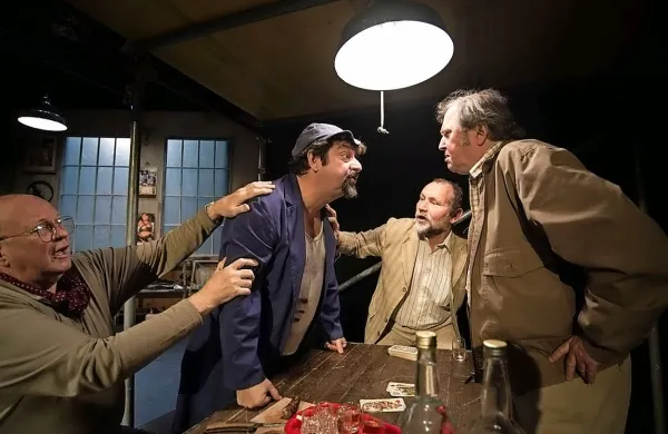 V  Kulturnem domu Gorica bo 6. junija gostoval  Petelinji zajtrk Šentjakobskega gledališča. 