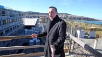 Ante Guberac iz Grafista napoveduje, da bodo poslovni del (za 
njim) dvignili za štiri etaže. 