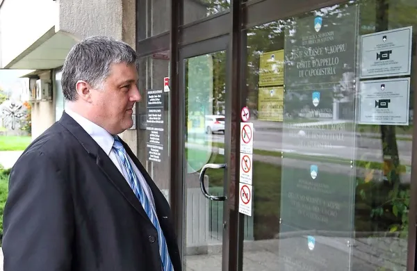Peter Reberc pred več kot petimi leti, ko je prišel na sodišče v 
Koper.