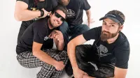 Soki, Buda, Slavc in Berto se ogrevajo za petkov delno akustični koncert na Mostovni.