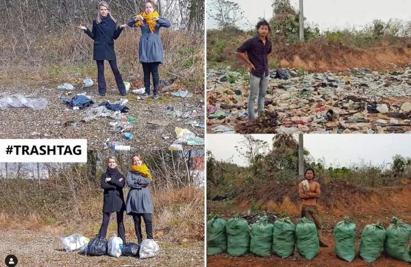 V samo nekaj dneh so uporabniki  na instagramu, twitterju, redditu 
in facebooku objavili že več kot 26 tisoč fotografij z oznako 
#Trashtag.