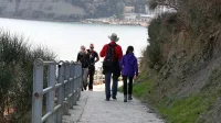 Nad skale z varovalnimi mrežami