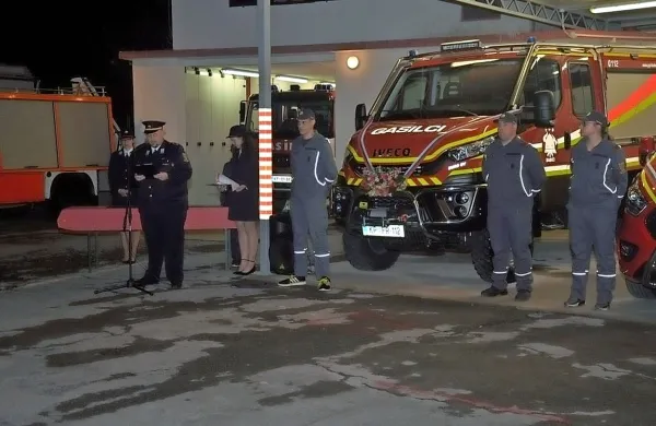 Gasilci  PGD Babiči so se razveselili novih vozil, še bolj pa se bodo novega gasilskega doma.