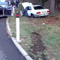 Slovenska policista sta  sumljiva mercedesa opazila v Lokvi in jima sledila čez mejo z Italijo  do 
Bazovice in še naprej proti Trstu.
