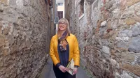 Suzana Todorović: “Z vsakim članom skupnosti, ki umre,  gre res tudi delček narečja. Vendar to še ne pomeni, da bo 
narečje izumrlo.” 