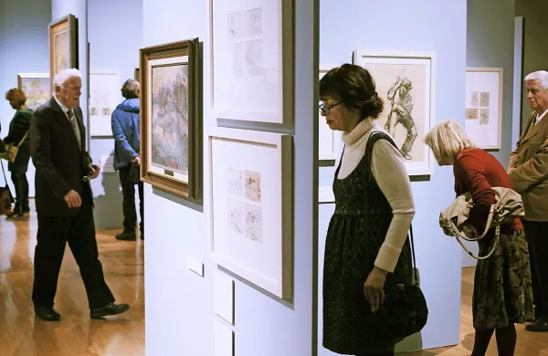 V Narodni galeriji hranijo Jakopičeve slike in risbe. Leta 2015 so pripravili  razstavo Beležnice. 