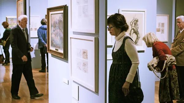 V Narodni galeriji hranijo Jakopičeve slike in risbe. Leta 2015 so pripravili  razstavo Beležnice. 