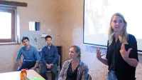 Študentje iz Univerze Lund so na Volčjem Gradu predstavili 
ugotovitve raziskave, ki so jo opravili med vaščani.