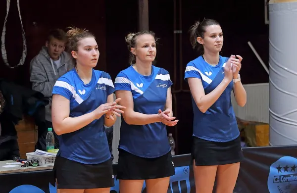 Finalistke (z leve): Lea Paulin, Jana Ludvik in Urška Čokelj