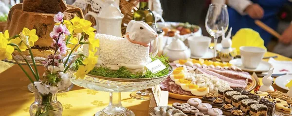 Velikonočni žegen je lahko tudi uravnotežen obed.