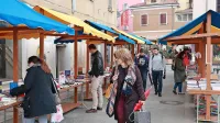Na koprskem Prešernovem trgu, ki mu domačini pravijo Muda,  bo Libris od danes do petka spet gostil knjige in njihove ljubitelje. 