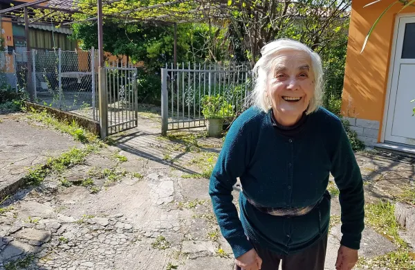 Marija Palčič je zadovoljna, da lahko končno pije dobro vodo, saj 
jo je morala do zdaj večkrat prekuhavati.