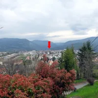 Označen zvonik cerkve v Solkanu ... 