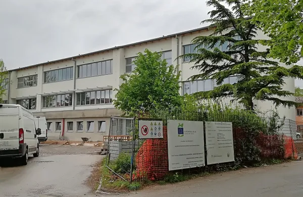 Stavba bodoče glasbene šole dobiva končno podobo. 