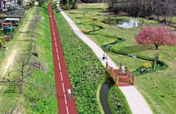 Tako so si projektanti zamislili bodočo podobo Korna na južnem 
robu Nove Gorice.  