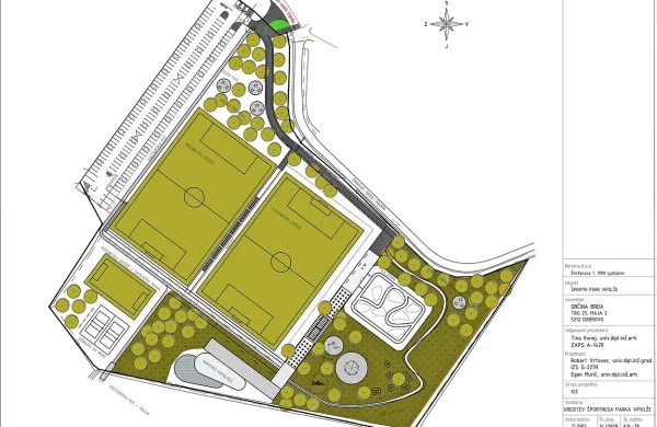 Tako so si projektanti zamislil bodoči vipolški športni park.