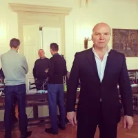 Župan Đenio Zadković po tem, ko si je oddahnil zaradi sprejetega 
proračuna. 