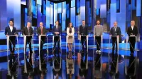 Kandidati za evropske volitve med televizijskim soočenjem