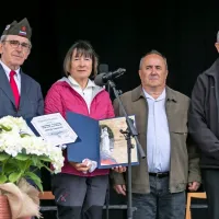 Joško Valečič  in Mirjam Frankovič Franetič sta na Kozjanah prejela 
zahvali ZZB za vrednote NOB. 