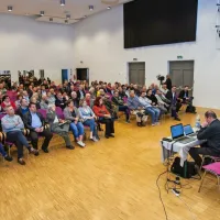 Krajane na Škofijah skrbi miniranje za predor Tinjan. 