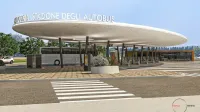 Tako so si bodočo glavno avtobusno postajo v Kopru zamislili v 
podjetju Omnia Arhing.