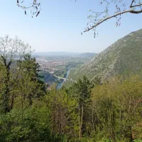 Pogled s Prevale na Solkanski most pri 24 mm ...