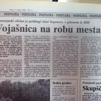 Postojnska občina je bila po številu beguncev (večinoma iz BiH) 
ena najbolj obremenjenih v Sloveniji.