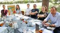  23. SAXGO so predstavili  Boštjan Simon, podžupanja Elena 
Zavadlav Ušaj, Jan Gričar, Matjaž Drevenšek, Pavla Jarc in 
ravnatelj glasbene šole Sandi Vrabec. 