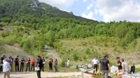 Udeleženci srečanja so si ogledali plaz Slano blato in uporabo tehnologije, ki jo razvija  C-Astral.