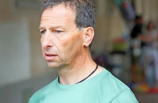 Valter Bonča je pozorno spremljal dirko po Sloveniji.