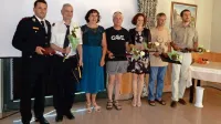 Divaška županja je včeraj  v imenu občine podelila občinsko 
priznanje PGD Divača, plakete pa Zdravku Družini, Petri Sosič ter  
jamarjem Albertu Ličanu, Jaki Jakofčiču in Luki  Biščaku.