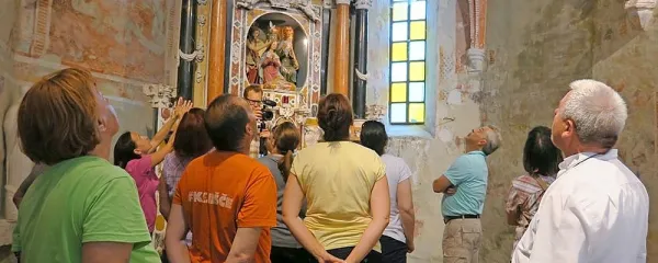 Poslikave prezbiterija farne cerkve Marije Vnebovzete v Vremskem Britofu prištevamo med osrednje spomenike 
srednjeveškega stenskega slikarstva v Sloveniji.   