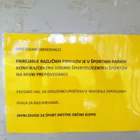 Senca, odeja, prigrizek in pijača? V športnem parku na Bonifiki ne!
