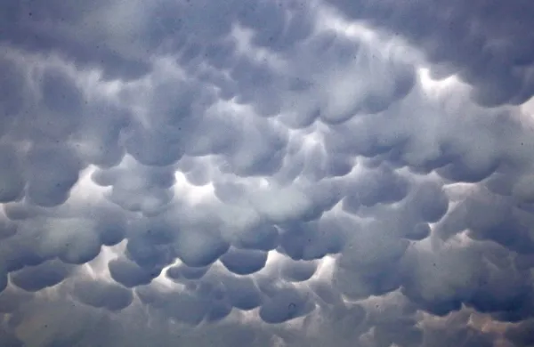 Vremenoslovci agencije za okolje pravijo, da so  oblaki vrste 
mammatus   značilni za vrh nevihtnega oblaka. 