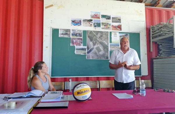 Alojz Gec, nekdanji dolgoletni predsednik Športnega društva 
Katarina, in njegova hčerka Karmen Gec, sedanja predsednica, sta  
nanizala bogato zgodovino društva.