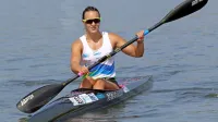 Anja  Osterman, četrta na 200 metrov na evropskih igrah v 
Minsku