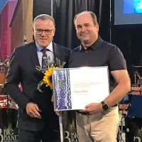 Župan Markočič z Viljemom Kernom