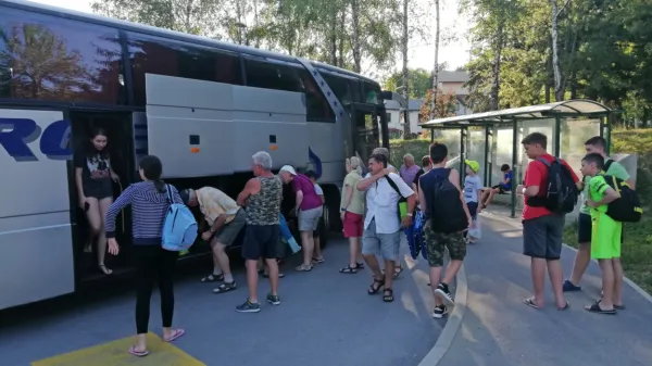 V Mošćeničko Drago se je s kopalnim avtobusom doslej odpeljalo 
povprečno 30 potnikov na dan. 