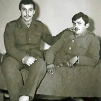 Vojaki so spali na pogradih. Aljoža Žerjal je na fotografiji levo.