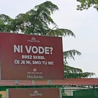 V družbi Vinakoper so varčevanje z vodo vpeli v svojo marketinško akcijo.