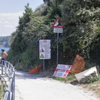 S klifa so odstranili sto kubičnih metrov skal