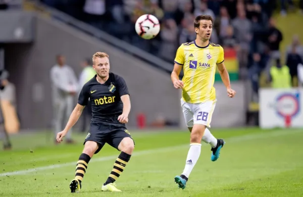 Mitja Viler (desno) je  tudi v Stockholmu prispeval pomemben 
delež k mariborskemu uspehu. 