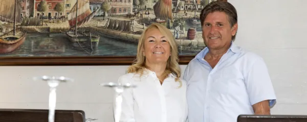 Nataša in Vlado Godina iz gostilne Sidro v Izoli